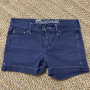 Madewell Blue Denim Shorts
